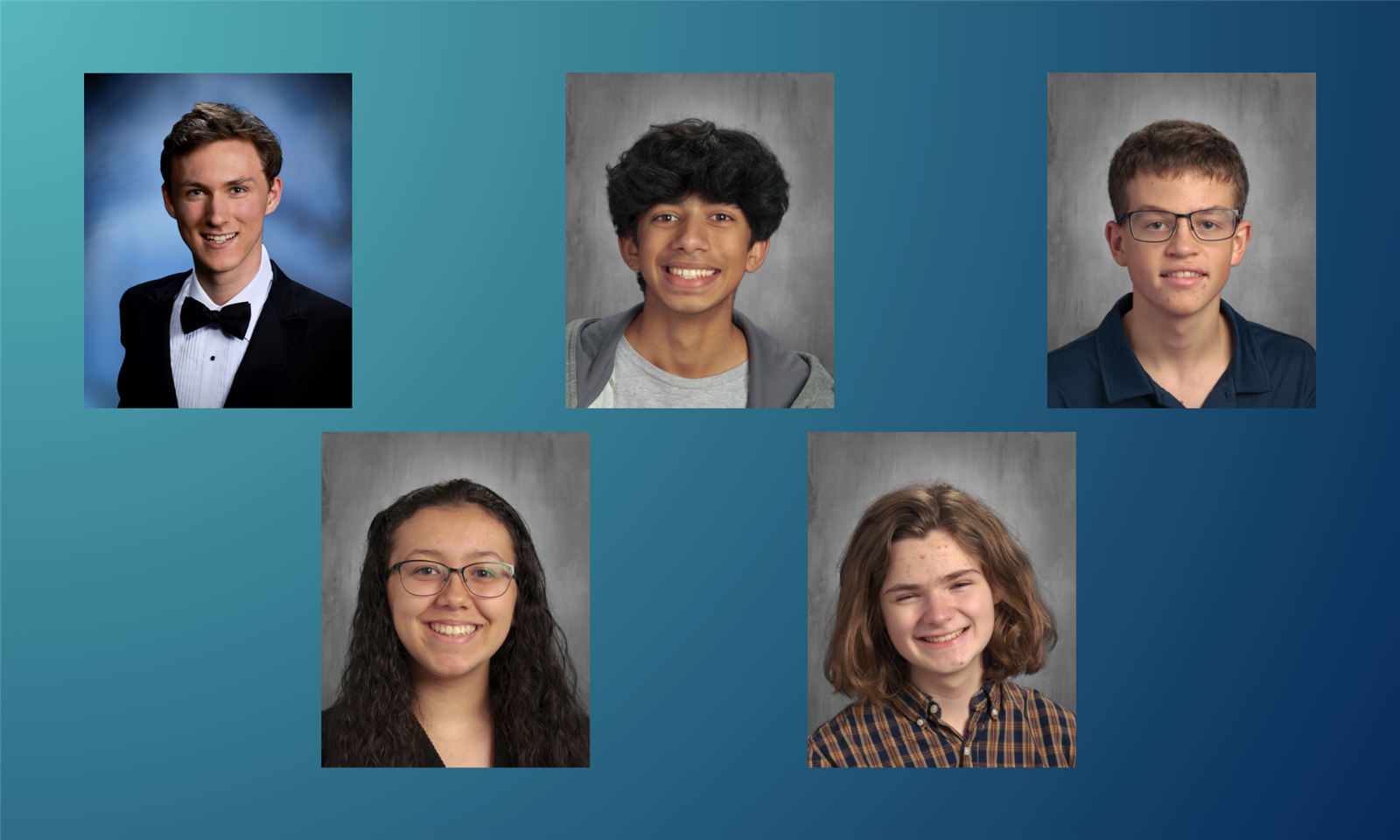 Students smile